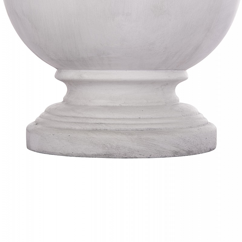 ΣΕΤ 3ΤΜΧ ΓΛΑΣΤΡΕΣ ΜΕ ΑΝΑΓΛΥΦΟ GARDENER HM4729 FIBERCLAY-ΣΕ ΥΠΟΛΕΥΚΟ Φ58x72.5Υεκ