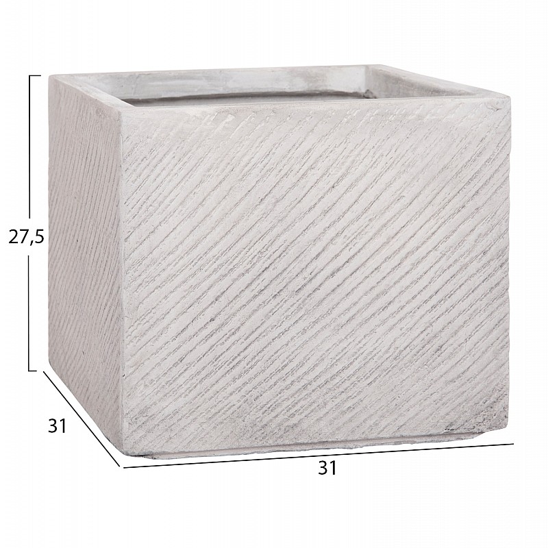 ΣΕΤ 4ΤΜΧ ΓΛΑΣΤΡΕΣ ΤΕΤΡΑΓΩΝΕΣ GARDENER HM4730 FIBERCLAY ΓΚΡΙ CEMENT 37x37x32Υεκ. ΣΕΤ 4ΤΜΧ ΓΛΑΣΤΡΕΣ ΤΕΤΡΑΓΩΝΕΣ GARDENER HM4730 FIBERCLAY ΓΚΡΙ CEMENT 37x37x32Υεκ.