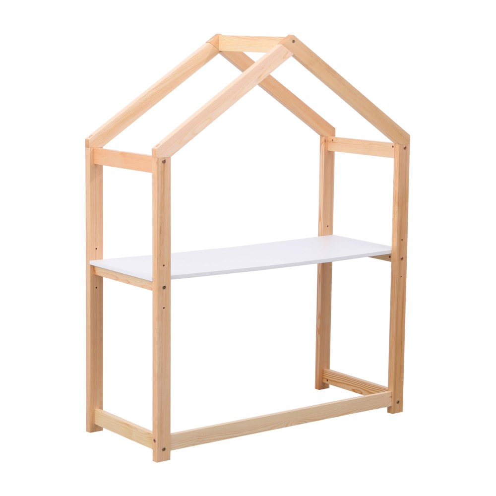 ΓΡΑΦΕΙΟ ΠΑΙΔΙΚΟ PEPE HM2498.03 ΞΥΛΟ ΠΕΥΚΟΥ ΣΕ ΦΥΣΙΚΟ-ΜΕΛΑΜΙΝΗ 120x44x152Υεκ