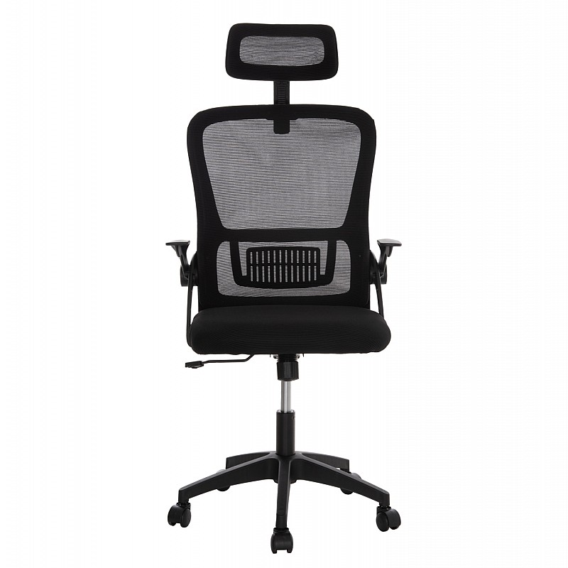 ΚΑΡΕΚΛΑ ΓΡΑΦΕΙΟΥ BLAZER HM1205.01 ΜΑΥΡΟ MESH-ΜΑΥΡΟΣ ΣΚΕΛΕΤΟΣ 60x58x110-130Υεκ.