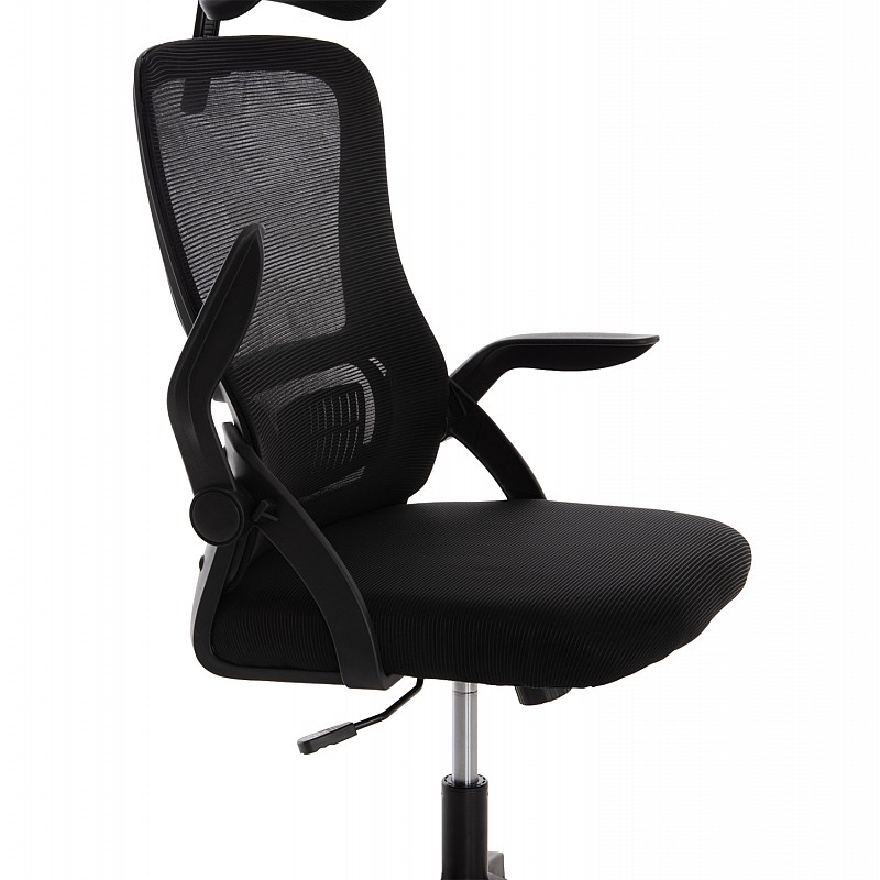 ΚΑΡΕΚΛΑ ΓΡΑΦΕΙΟΥ BLAZER HM1205.01 ΜΑΥΡΟ MESH-ΜΑΥΡΟΣ ΣΚΕΛΕΤΟΣ 60x58x110-130Υεκ.