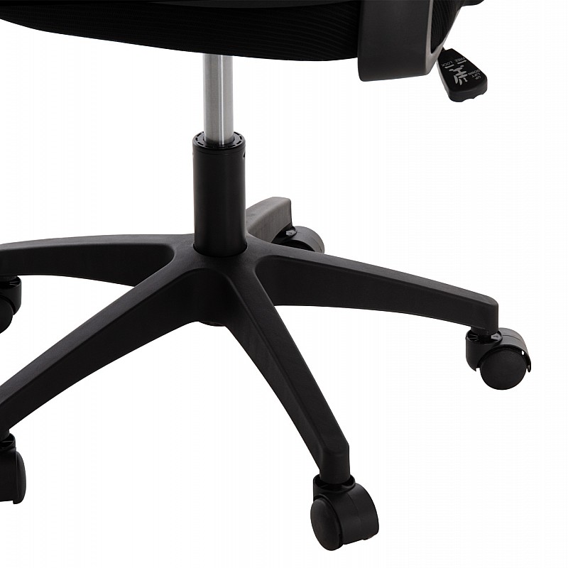 ΚΑΡΕΚΛΑ ΓΡΑΦΕΙΟΥ BLAZER HM1205.01 ΜΑΥΡΟ MESH-ΜΑΥΡΟΣ ΣΚΕΛΕΤΟΣ 60x58x110-130Υεκ.