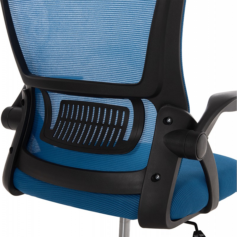 ΚΑΡΕΚΛΑ ΓΡΑΦΕΙΟΥ BLAZER HM1205.03 ΜΠΛΕ MESH-ΜΑΥΡΟΣ ΣΚΕΛΕΤΟΣ 60x58x110-130Υεκ.