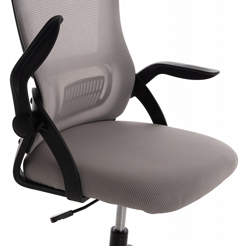 ΚΑΡΕΚΛΑ ΓΡΑΦΕΙΟΥ BLAZER HM1205.05 ΓΚΡΙ MESH-ΜΑΥΡΟΣ ΣΚΕΛΕΤΟΣ 60x58x110-130Υεκ.