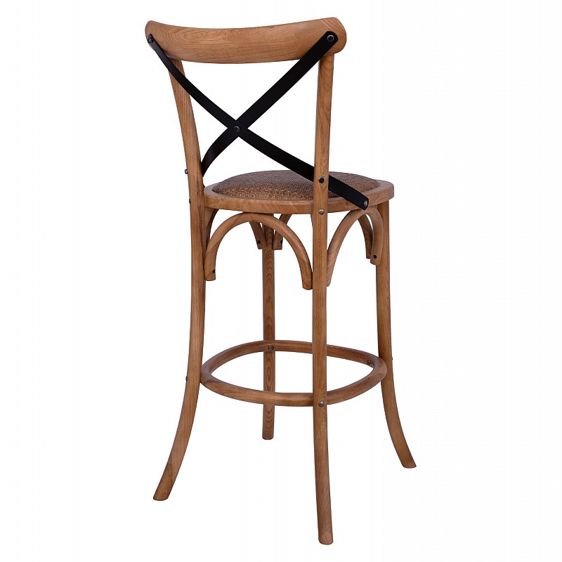 ΣΚΑΜΠΩ ΞΥΛΙΝΟ FORENZA HM8304 ΜΕ ΜΕΤΑΛΛΙΚΗ ΧΙΑΣΤΙ ΠΛΑΤΗ 50Χ58Χ113 ΕΚ