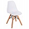 ΚΑΡΕΚΛΑ TWIST KID HM8453.01 ΞΥΛΙΝΑ ΠΟΔΙΑ Κ ΚΑΘΙΣΜΑ PP ΛΕΥΚΟ 31x34x55.5Υεκ