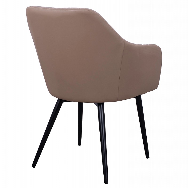 ΠΟΛΥΘΡΟΝΑΚΙ CHARLES HM8522.07 ΜΕ ΥΦΑΣΜΑ ΜΠΕΖ & PU ΜΠΕΖ 57x63x83Υ εκ.