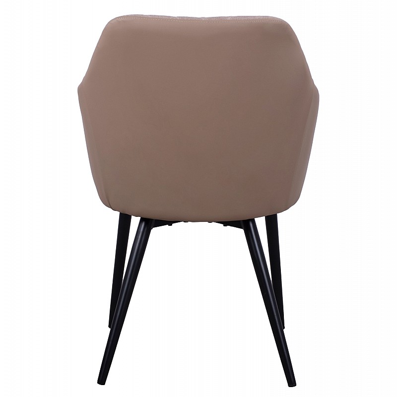 ΠΟΛΥΘΡΟΝΑΚΙ CHARLES HM8522.07 ΜΕ ΥΦΑΣΜΑ ΜΠΕΖ & PU ΜΠΕΖ 57x63x83Υ εκ.