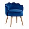 ΣΚΑΜΠΟ ΜΕ ΠΛΑΤΗ ELISE HM8628.08 ΑΠΟ ΜΠΛΕ ΒΕΛΟΥΔΟ 55x52x60Υ εκ.