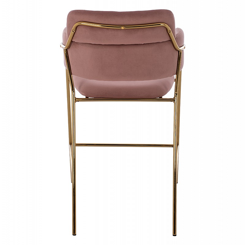 ΣΚΑΜΠΟ ΜΕΣΑΙΟΥ ΥΨΟΥΣ KELSO HM8735.02 ΒΕΛΟΥΔΟ ΣΑΠΙΟ ΜΗΛΟ ΕΠΙΧΡΥΣΟ ΣΚΕΛΕΤΟ 54x58x95Υ εκ.