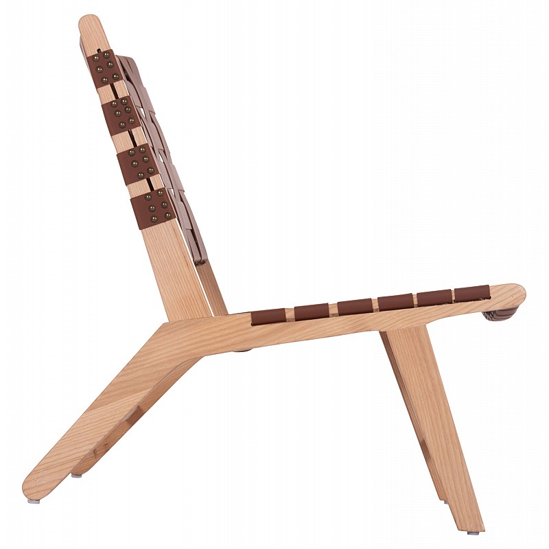 ΠΟΛΥΘΡΟΝΑ HM9326.01 FELIPE ΞΥΛΟ ΤΟΟΝ ΜΕ ΠΛΕΞΗ PU 67x70x75Y εκ.