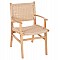 ΠΟΛΥΘΡΟΝΑ ΕΣΩΤ. ΧΩΡΟΥ HM9331.01 IGNACIO RUBBERWOOD-ΣΧΟΙΝΙ 61x56x83Υεκ.