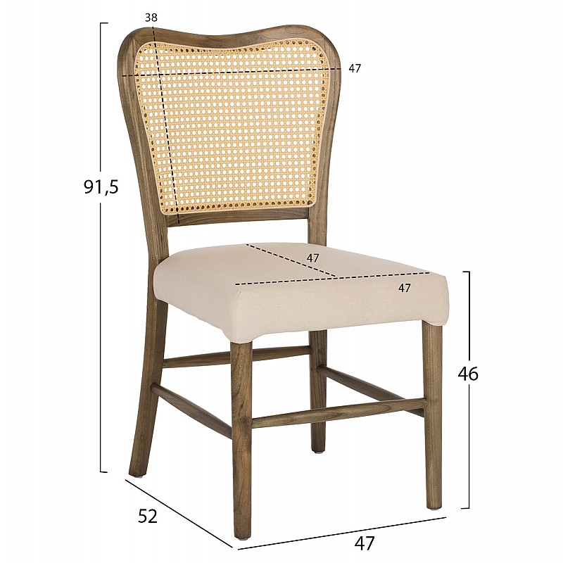 ΚΑΡΕΚΛΑ ΤΟΟΝ ΞΥΛΟ RATTAN ΥΦΑΣΜΑ HM9406.04 47x52x91,5Υεκ. ΚΑΡΕΚΛΑ ΤΟΟΝ ΞΥΛΟ RATTAN ΥΦΑΣΜΑ HM9406.04 47x52x91,5Υεκ.