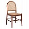ΚΑΡΕΚΛΑ ΑΠΟ ΟΞΙΑ ΣΕ ΚΑΡΥΔΙ-RATTAN ΜΠΕΖ HM9407.04 43x50x87Υ εκ.