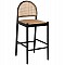 ΣΚΑΜΠΟ ΑΠΟ ΟΞΙΑ-RATTAN ΑΨΙΔΑ ΠΛΑΤΗ ΜΑΥΡΟ 43,5x50x98ΥεκHM9408.02