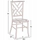 ΚΑΡΕΚΛΑ ΑΠΟ ΞΥΛΟ ΤΟΟΝ WHITE WASH 44.5x48x96Υεκ.HM9410.05