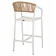 ΣΚΑΜΠΟ ΑΛΟΥΜΙΝΙΟΥ ΛΕΥΚΟ ΜΕ ΜΠΡΑΤΣΑ RATTAN & TEXTLINE 56x58x105Yεκ. HM5892.22 ΣΚΑΜΠΟ ΑΛΟΥΜΙΝΙΟΥ ΛΕΥΚΟ ΜΕ ΜΠΡΑΤΣΑ RATTAN & TEXTLINE 56x58x105Yεκ. HM5892.22