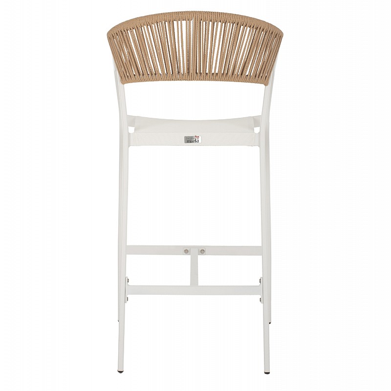 ΣΚΑΜΠΟ ΑΛΟΥΜΙΝΙΟΥ ΛΕΥΚΟ ΜΕ ΜΠΡΑΤΣΑ RATTAN & TEXTLINE 56x58x105Yεκ. HM5892.22 ΣΚΑΜΠΟ ΑΛΟΥΜΙΝΙΟΥ ΛΕΥΚΟ ΜΕ ΜΠΡΑΤΣΑ RATTAN & TEXTLINE 56x58x105Yεκ. HM5892.22
