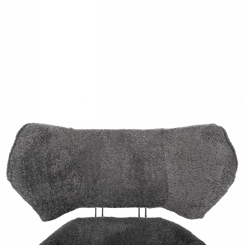 ΠΟΛΥΘΡΟΝΑ ΠΕΡΙΣΤΡΕΦΟΜΕΝΗ BRYLL HM9597.01 ΓΚΡΙ ΜΠΟΥΚΛΕ-ΜΑΥΡΗ ΒΑΣΗ 86x90x97Υεκ.