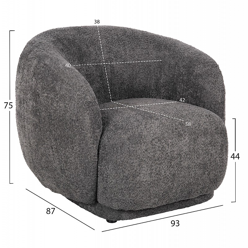 ΠΟΛΥΘΡΟΝΑ KARPEN HM9600.01 ΓΚΡΙ ΜΠΟΥΚΛΕ ΥΦΑΣΜΑ  93x87x78Υ εκ. ΠΟΛΥΘΡΟΝΑ KARPEN HM9600.01 ΓΚΡΙ ΜΠΟΥΚΛΕ ΥΦΑΣΜΑ  93x87x78Υ εκ.