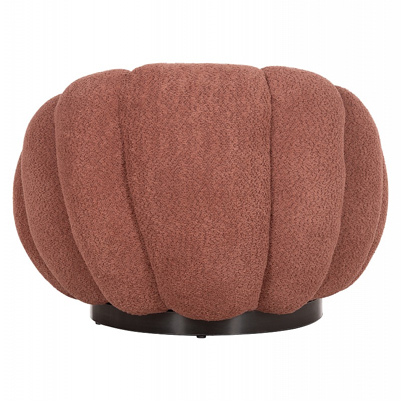 ΠΟΛΥΘΡΟΝΑ ΠΕΡΙΣΤΡΕΦΟΜΕΝΗ GRYMM HM9601.02 ΡΟΖ ΜΠΟΥΚΛΕ-ΜΑΥΡΗ ΜΕΤΑΛ. ΒΑΣΗ 90x93x65Υεκ.