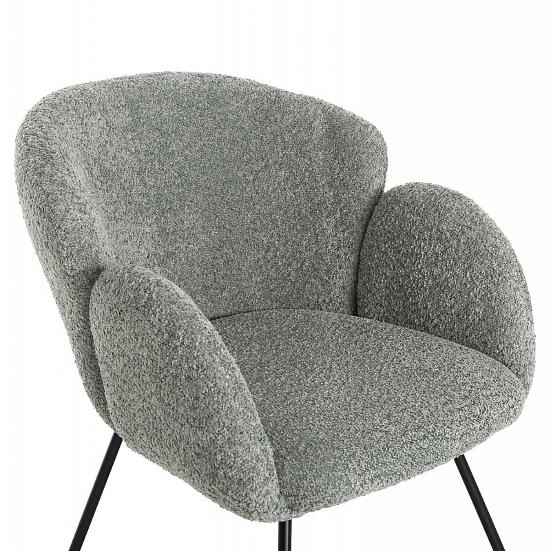 ΠΟΛΥΘΡΟΝΑ HARNIS HM9603.05 ΦΥΣΤΙΚΙ ΜΠΟΥΚΛΕ-ΜΑΥΡΑ ΜΕΤΑΛ.ΠΟΔΙΑ ΧΙΑΣΤΙ 59,5x64x77Υεκ