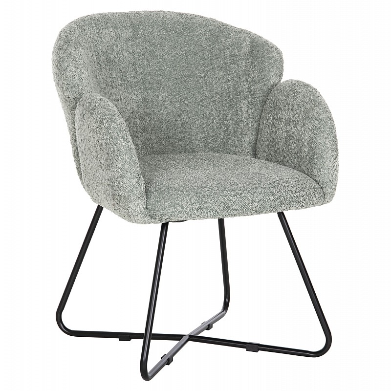 ΠΟΛΥΘΡΟΝΑ HARNIS HM9603.05 ΦΥΣΤΙΚΙ ΜΠΟΥΚΛΕ-ΜΑΥΡΑ ΜΕΤΑΛ.ΠΟΔΙΑ ΧΙΑΣΤΙ 59,5x64x77Υεκ