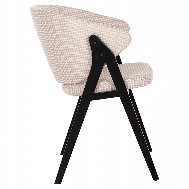 ΚΑΡΕΚΛΑ HANA HM9746.01 RUBBERWOOD ΣΕ ΜΑΥΡΟ ΧΡΩΜΑ-ΜΠΕΖ ΥΦΑΣΜΑ 55x60x84Yεκ. ΚΑΡΕΚΛΑ HANA HM9746.01 RUBBERWOOD ΣΕ ΜΑΥΡΟ ΧΡΩΜΑ-ΜΠΕΖ ΥΦΑΣΜΑ 55x60x84Yεκ.