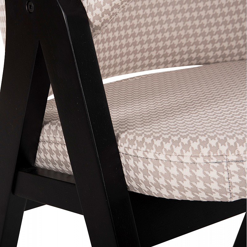 ΚΑΡΕΚΛΑ HANA HM9746.01 RUBBERWOOD ΣΕ ΜΑΥΡΟ ΧΡΩΜΑ-ΜΠΕΖ ΥΦΑΣΜΑ 55x60x84Yεκ. ΚΑΡΕΚΛΑ HANA HM9746.01 RUBBERWOOD ΣΕ ΜΑΥΡΟ ΧΡΩΜΑ-ΜΠΕΖ ΥΦΑΣΜΑ 55x60x84Yεκ.
