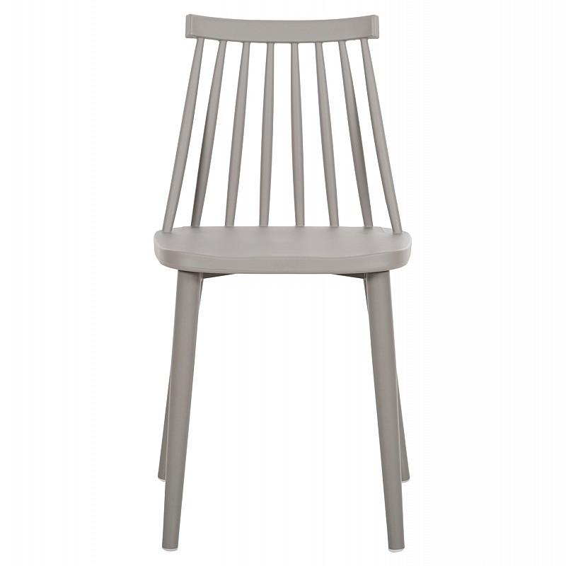 ΚΑΡΕΚΛΑ ΤΡΑΠΕΖΑΡΙΑΣ HM8052.22 VANESSA ΓΚΡΙ ΜΕ ΜΕΤΑΛΛΙΚΑ ΠΟΔΙΑ 42,5x44x81Υ εκ.