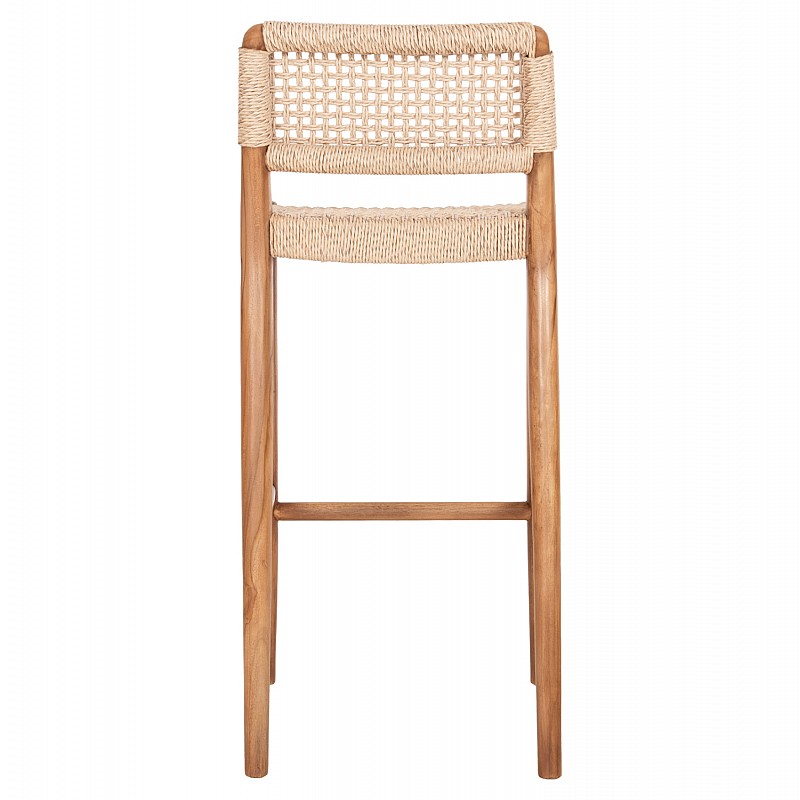 ΣΚΑΜΠΟ ΜΠΑΡ ROSCO HM6134 ΞΥΛΟ ΤΕΑΚ ΦΥΣΙΚΟ & ΣΧΟΙΝΙ VIRO ΜΠΕΖ 47x52x100Υεκ