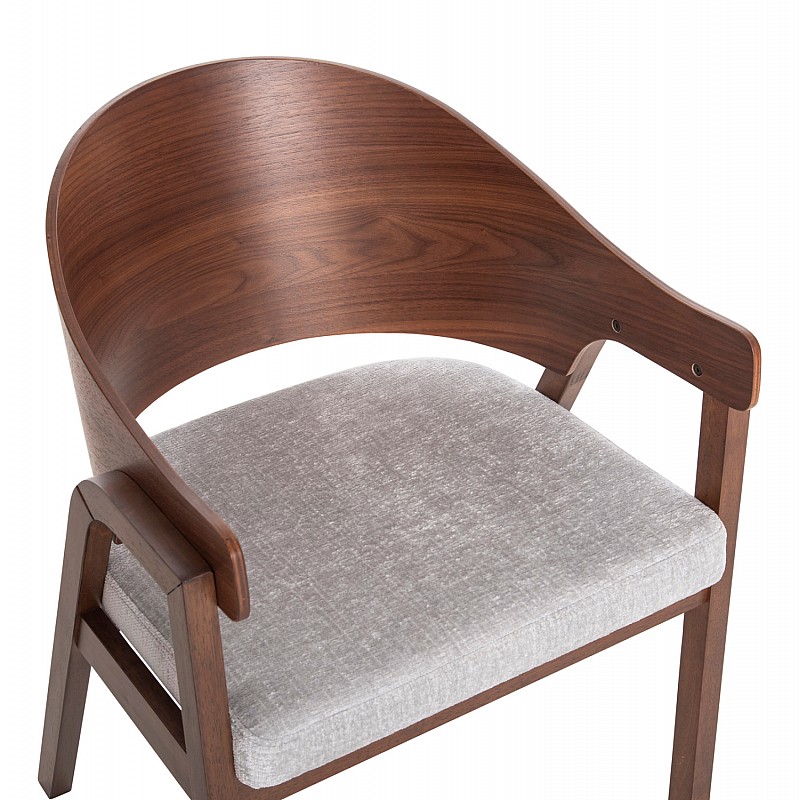 ΚΑΡΕΚΛΑ NERO HM9972 RUBBERWOOD ΣΕ ΚΑΡΥΔΙ-ΓΚΡΙ ΥΦΑΣΜΑ ΚΑΘΙΣΜΑ 56x56x78Yεκ. ΚΑΡΕΚΛΑ NERO HM9972 RUBBERWOOD ΣΕ ΚΑΡΥΔΙ-ΓΚΡΙ ΥΦΑΣΜΑ ΚΑΘΙΣΜΑ 56x56x78Yεκ.