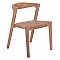 ΚΑΡΕΚΛΑ ΕΞΩΤΕΡΙΚΟΥ ΧΩΡΟΥ ORLEAN HM18130 ΞΥΛΟ TEAK-ΦΥΣΙΚΟ ΧΡΩΜΑ 49.5x58x70Υεκ.