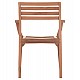 ΠΟΛΥΘΡΟΝΑ ΕΞΩΤ.ΧΩΡΟΥ ERMIONI HM18129 ΞΥΛΟ TEAK--ΦΥΣΙΚΟ ΧΡΩΜΑ 60x59x84Υεκ.