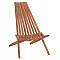 ΠΟΛΥΘΡΟΝΑ LOUNGE ΠΤΥΣΣΟΜΕΝΗ SHIGAO HM18112 ΞΥΛΟ TEAK--ΦΥΣΙΚΟ 61x88.5x89Υεκ.