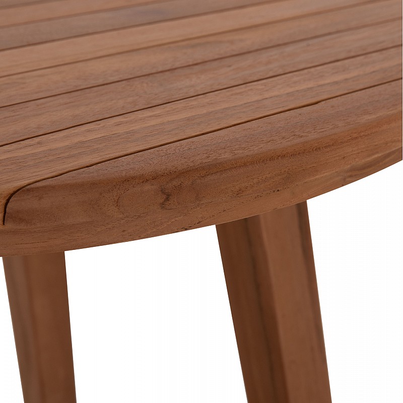 TΡΑΠΕΖΙ ΤΡΑΠΕΖΑΡΙΑΣ ΣΤΡΟΓΓΥΛΟ DANTE HM6379 ΞΥΛΟ TEAK Φ80x75Υεκ. TΡΑΠΕΖΙ ΤΡΑΠΕΖΑΡΙΑΣ ΣΤΡΟΓΓΥΛΟ DANTE HM6379 ΞΥΛΟ TEAK Φ80x75Υεκ.