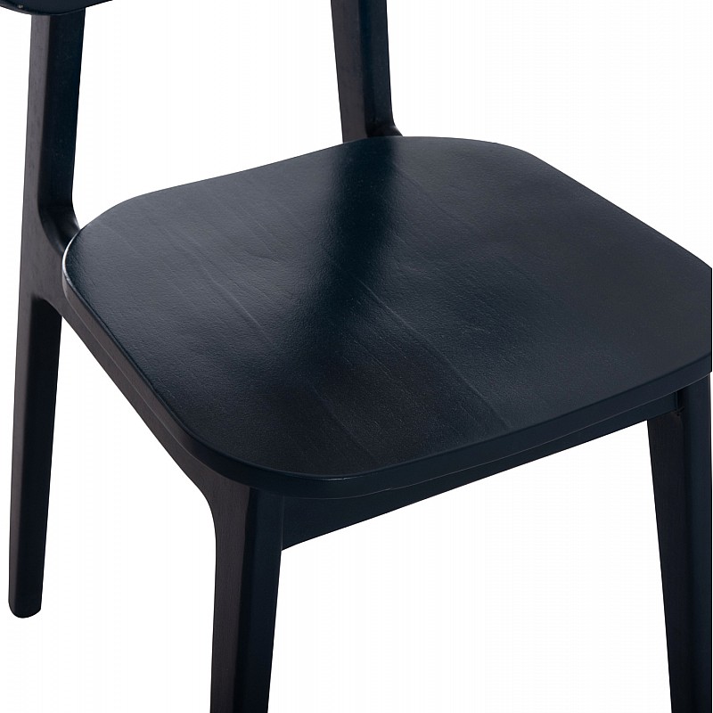 ΚΑΡΕΚΛΑ ΤΡΑΠΕΖΑΡΙΑΣ SEBBO HM6388.02 ΞΥΛΟ TEAK ΜΑΥΡΟ & ΣΥΝΘ.RATTAN 50x49x86,5Υεκ.