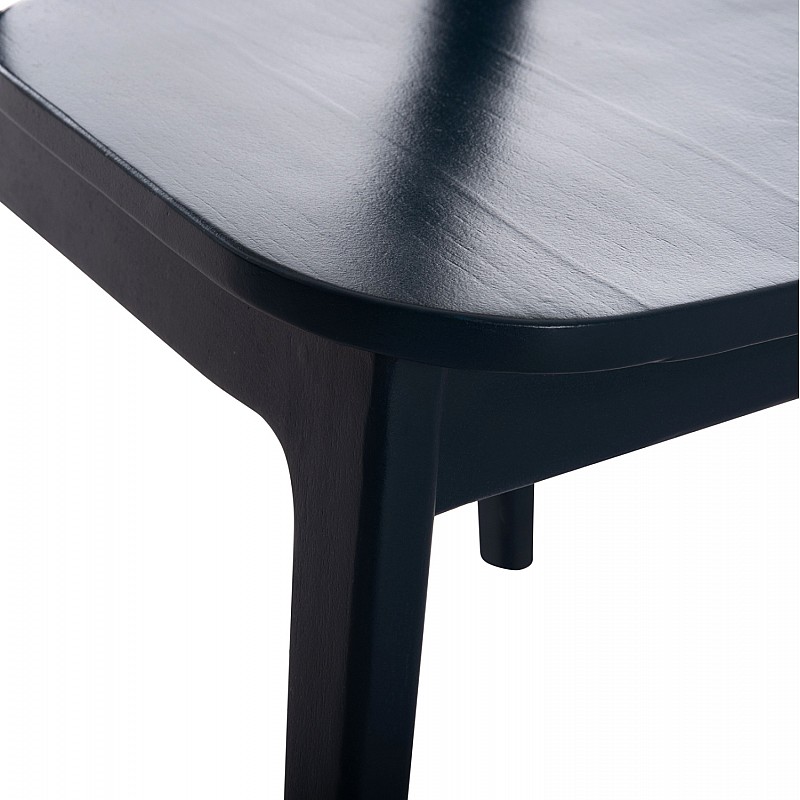 ΚΑΡΕΚΛΑ ΤΡΑΠΕΖΑΡΙΑΣ SEBBO HM6388.02 ΞΥΛΟ TEAK ΜΑΥΡΟ & ΣΥΝΘ.RATTAN 50x49x86,5Υεκ.