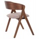 ΚΑΡΕΚΛΑ NEKKER HM9739.01 RUBBERWOOD ΣΕ ΚΑΡΥΔΙ-ΜΠΕΖ ΥΦΑΣΜΑ ΚΑΘΙΣΜΑ 56x55x78Yεκ.
