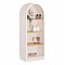 ΡΑΦΙΕΡΑ ΣΕΙΡΑ SANTORINI HM18044 MDF ΥΠΟΛΕΥΚΟ-ΡΑΦΙΑ ΞΥΛΟ ΕΛΑΤΟΥ ΦΥΣΙΚΟ 80x38x188,5Υεκ.