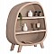 ΡΑΦΙΕΡΑ ΣΕΙΡΑ SANTORINI HM18060.02 MDF ΣΕ ΚΑΦΕ ΧΡΩΜΑ 120x38x133Υεκ.