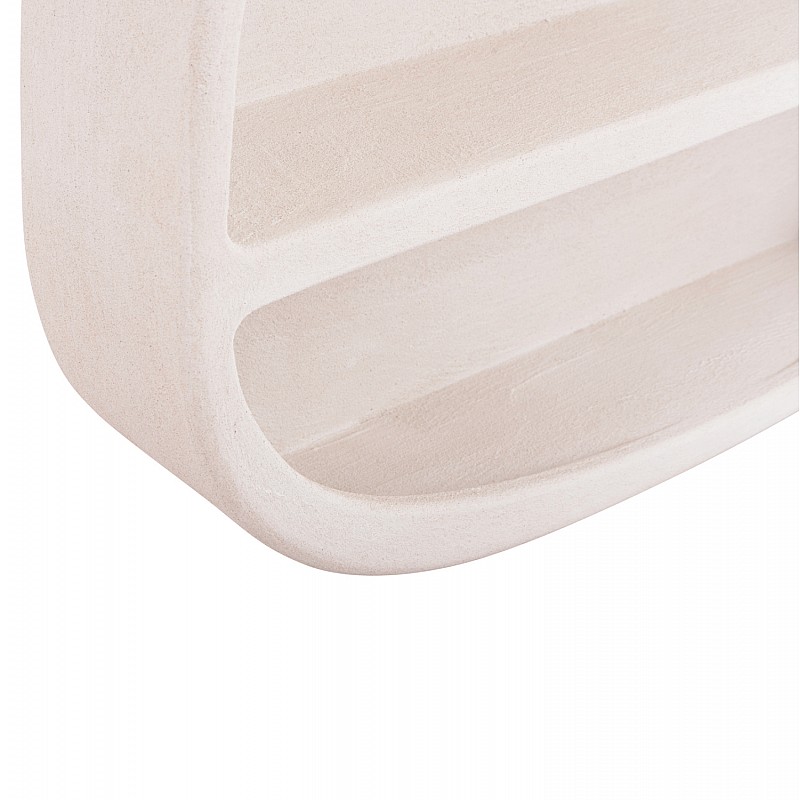 ΡΑΦΙ ΤΟΙΧΟΥ ΣΕΙΡΑ SANTORINI HM18058 MDF ΣΕ ΥΠΟΛΕΥΚΟ ΧΡΩΜΑ 95x18x100Υεκ.