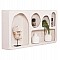 ΡΑΦΙ ΤΟΙΧΟΥ ΣΕΙΡΑ SANTORINI HM18063.01 MDF ΣΕ ΥΠΟΛΕΥΚΟ 120x18x60Υεκ.
