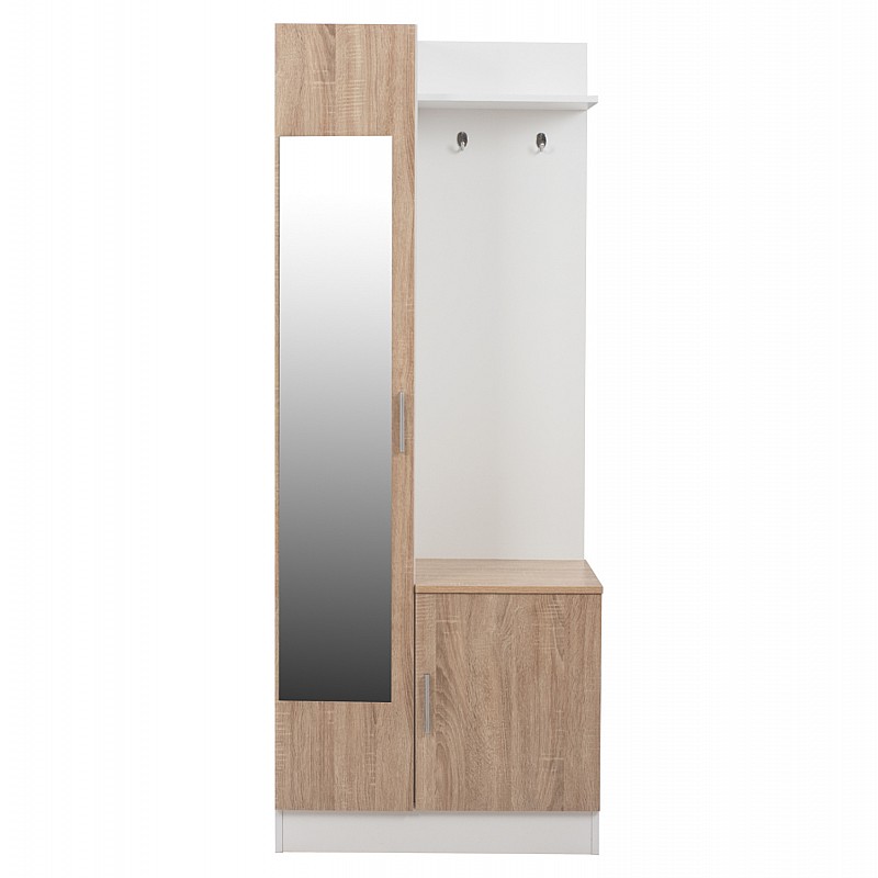 ΕΠΙΠΛΟ ΕΙΣΟΔΟΥ ΜΕ ΚΑΘΡΕΠΤΗ JANICE HM2264 SONAMA ΛΕΥΚΟ 70x37x181 εκ. ΕΠΙΠΛΟ ΕΙΣΟΔΟΥ ΜΕ ΚΑΘΡΕΠΤΗ JANICE HM2264 SONAMA ΛΕΥΚΟ 70x37x181 εκ.