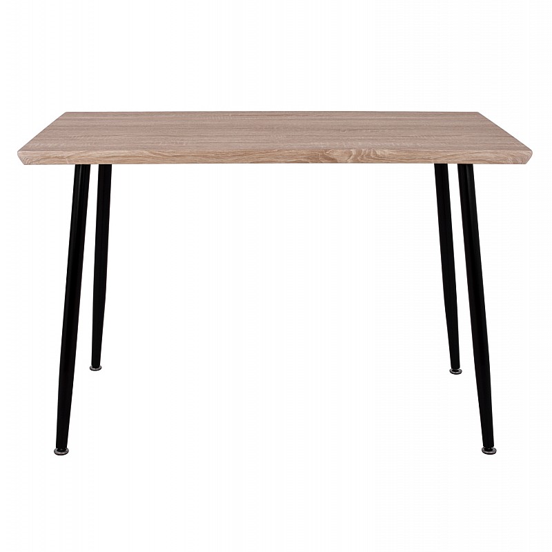 ΤΡΑΠΕΖΙ ΤΡΑΠΕΖΑΡΙΑΣ PALOMA HM8334.01, 120X70Χ76,5 SONΟMA, ΜΑΥΡΑ ΠΟΔΙΑ