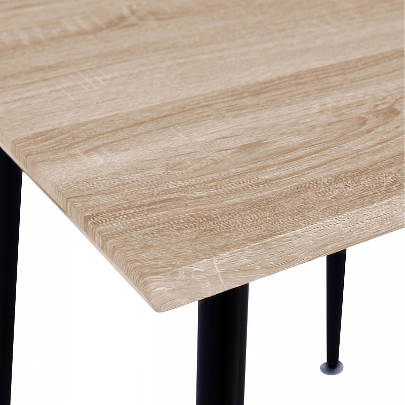 ΤΡΑΠΕΖΙ ΤΡΑΠΕΖΑΡΙΑΣ PALOMA HM8335.01, 70Χ70X76.5, SONOMA, ΜΑΥΡΑ ΠΟΔΙΑ ΤΡΑΠΕΖΙ ΤΡΑΠΕΖΑΡΙΑΣ PALOMA HM8335.01, 70Χ70X76.5, SONOMA, ΜΑΥΡΑ ΠΟΔΙΑ