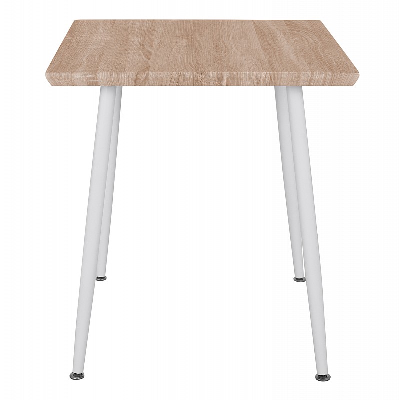 ΤΡΑΠΕΖΙ ΤΡΑΠΕΖΑΡΙΑΣ PALOMA HM8335.02, 70Χ70X76,5, SONOMA, ΛΕΥΚΑ ΠΟΔΙΑ