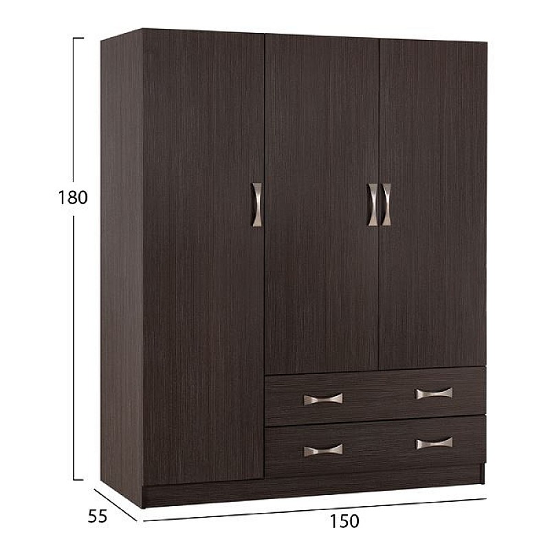 ΝΤΟΥΛΑΠΑ 3ΦΥΛΛΗ CARLY HM384.01 ΜΕ ΔΥΟ ΣΥΡΤΑΡΙΑ ZEBRANO 150X55Χ180Υεκ. ΝΤΟΥΛΑΠΑ 3ΦΥΛΛΗ CARLY HM384.01 ΜΕ ΔΥΟ ΣΥΡΤΑΡΙΑ ZEBRANO 150X55Χ180Υεκ.