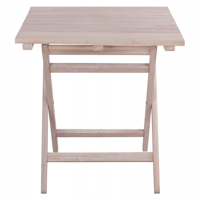 ΤΡΑΠΕΖΙ ΣΚΗΝΟΘΕΤΗ ΛΗΜΝΟΣ 70Χ70 CHALK FINISH ΛΕΥΚΟ ΕΜΠΟΤΙΣΜΟΥ HM5648.03