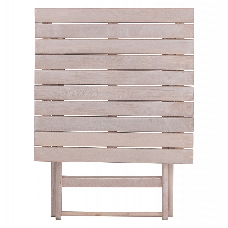 ΤΡΑΠΕΖΙ ΣΚΗΝΟΘΕΤΗ ΛΗΜΝΟΣ 70Χ70 CHALK FINISH ΛΕΥΚΟ ΕΜΠΟΤΙΣΜΟΥ HM5648.03